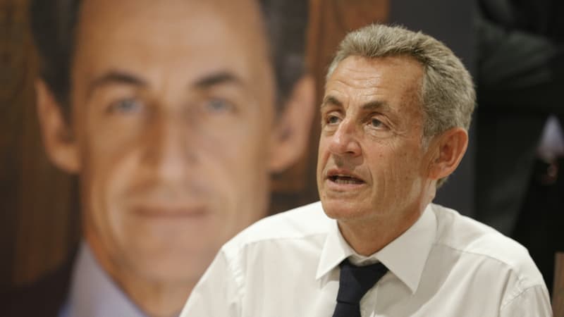Nicolas Sarkozy, le 26 août 2023 en Corse