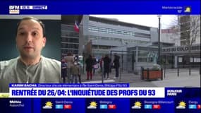 Réouverture des écoles: Karim Bacha, directeur d'une école élémentaire et représentant SNUipp-FSU, met en garde contre une flambée de l'épidémie