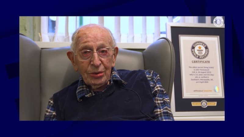 Un Anglais âgé de 111 ans reconnu comme le nouvel homme le plus vieux du monde