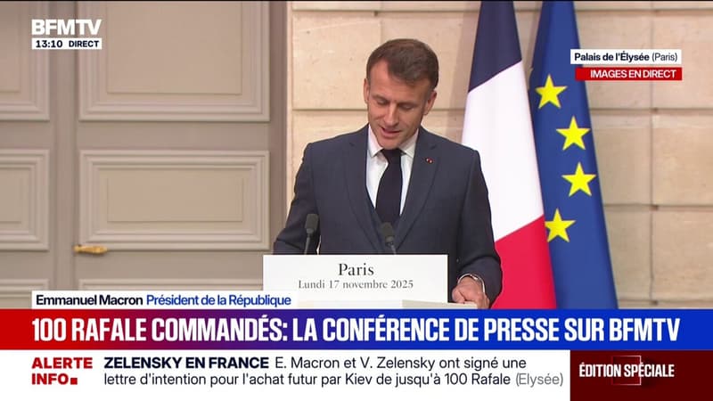 Guerre en Ukraine: "Tout est prêt pour la paix, la Russie seule s'y refuse", déclare Emmanuel Macron