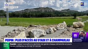 Alpes-de-Haute-Provence: des rochers installés par la mairie de Peipin pour empêcher les installations illégales sur ces terrains
