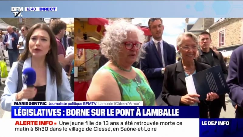 Dernière ligne droite avant les législatives: Élisabeth Borne en déplacement dans les Côtes-d'Armor