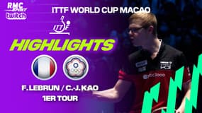 Résumé : Felix LEBRUN vs Cheng-Jui KAO (ITTF World Cup 2024)