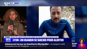 Suicide d'un Iranien à Lyon: Hadis, militante iranienne, affirme qu'elle "comprend son geste"