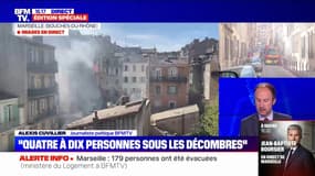 Immeuble effondré à Marseille: 179 personnes ont été évacuées dans le secteur de la rue Tivoli