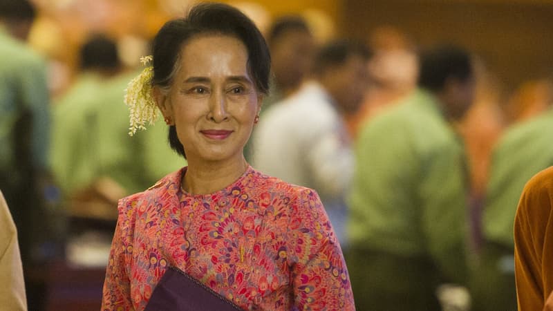 Aung San Suu Kyi, le 1er février 2016.