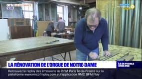 Paris: la rénovation de l'orgue de Notre-Dame