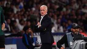 Didier Deschamps, sélectionneur des Bleus, lors de l'entrée en lice de l'équipe de France en Ligue des nations, 6 septembre 2024