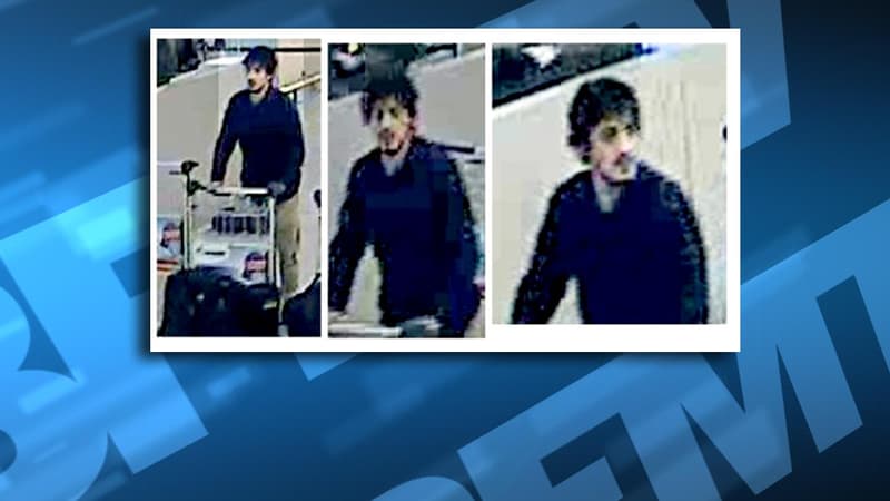 Les trois suspects des explosions à l'aéroport de Bruxelles, dont celui-ci, ont été filmés par les caméras de surveillance.