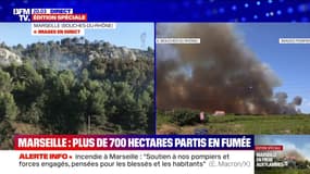 "On a peur pour cette nuit, on ne va pas dormir tranquille": ces Marseillais sont inquiets face à l'avancé de l'incendie qui touche Marseille