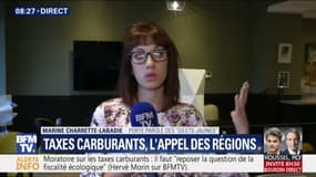 "L'urgence, c'est la baisse des taxes du carburant", martèle cette porte-parole des gilets jaunes