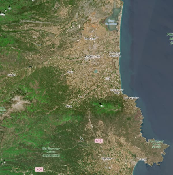 Les Pyrénées-Orientales vues du ciel le 2 mai 2023