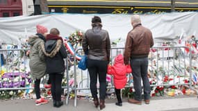 Devant le Bataclan, le 13 décembre 2015.