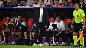 Willy Sagnol à Cologne, le 30 juin 2024, contre l'Espagne, en huitième de finale de l'Euro 2024