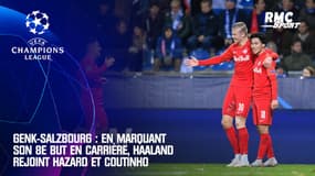 Genk-Salzbourg : En marquant son 8e but en carrière, Haaland rejoint Hazard et Coutinho