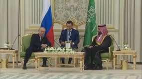 Vladimir Poutine et Mohammed ben Salmane, le 6 décembre 2023