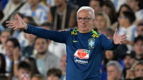 Le sélectionneur du Brésil Dorival Junior face à l'Argentine le 26 mars 2025