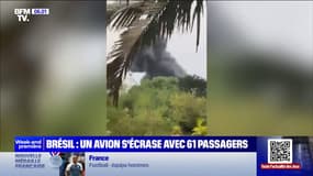 Brésil: un avion avec 61 personnes à bord s'écrase au nord de Sao Paulo