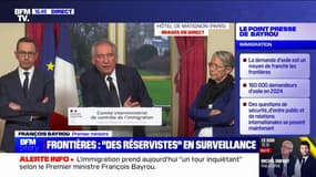Immigration: "La situation à laquelle nous faisons face sur le littoral Nord est inacceptable", déclare François Bayrou