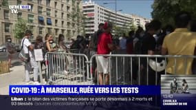 Coronavirus: à Marseille, les files d'attente s'allongent pour se faire tester