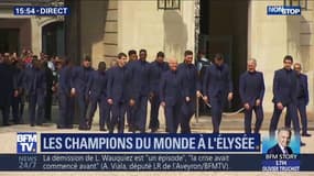 Football: Les champions du monde à l'Elysée pour recevoir la Légion d'honneur