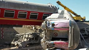 Un accident de train en Iran en 2012 (image d'illustration)