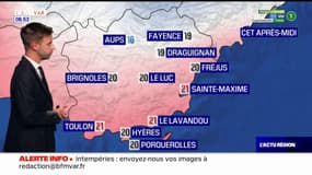 Météo Var: de la pluie et des nuages ce mardi, jusqu'à 21°C à Toulon
