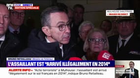 Attaque "terroriste" à Mulhouse: "Je suis partisan d'opposer un rapport de force" avec l'Algérie, déclare Bruno Retailleau