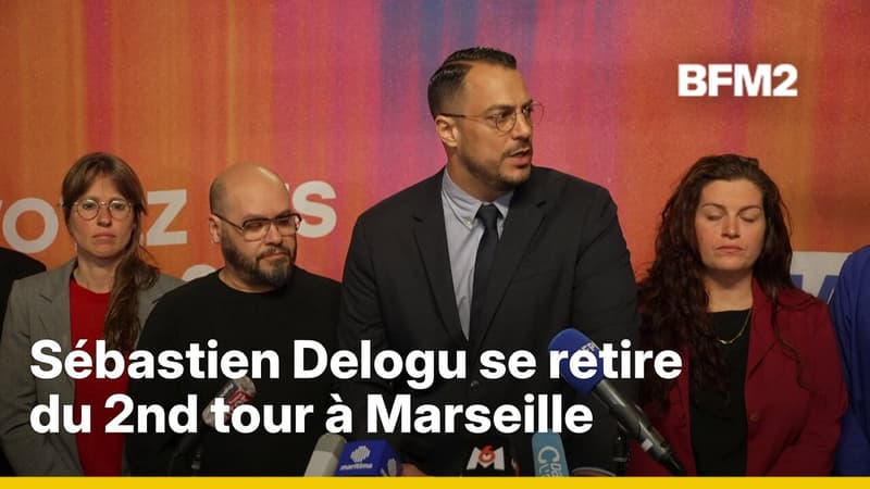 Municipales: Sébastien Delogu se retire du second tour à Marseille