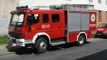 Un camion de pompiers polonais