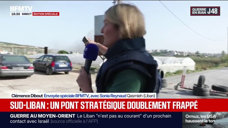 Sud-Liban: un pont stratégique permettant d'atteindre le sud du pays doublement frappé
