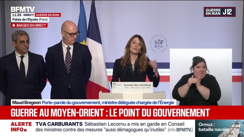 "17.000 français" sont rentrés par des vols commerciaux depuis le début du conflit au Moyen-Orient, déclare Maude Bregeon, porte-parole du gouvernement et ministre déléguée chargée de l'Énergie