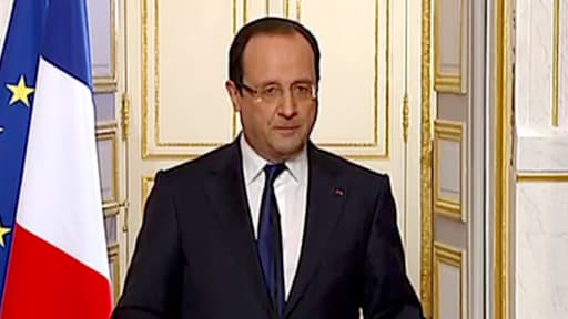 François Hollande s'est exprimé à la sortie du Conseil des ministres, mercredi 10 avril.