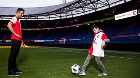 Robin et Shaqueel van Persie en 2018
