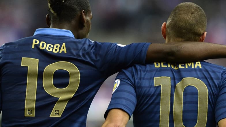 Paul Pogba et Karim Benzema