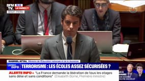 Gabriel Attal sur l'attentat d'Arras: “Dominique Bernard est tombé en héros et ses collègues qui sont intervenus sont des héros”