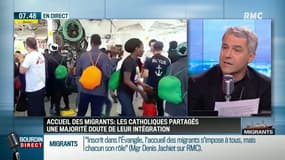 "On a peur de quoi? On a peur des gens qui n'ont pas la même culture et la même religion. Regardons ces personnes qui arrivent et voyons si elles remettent en cause notre identité ou au contraire la partagent"