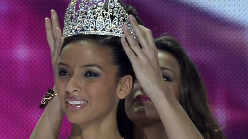 Flora Cocquerel, couronnée Miss France 2014 en décembre 2013.