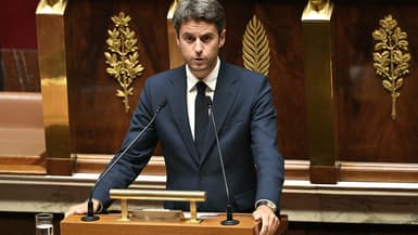 Gabriel Attal, le 8 septembre 2025 à l'Assemblée nationale.
