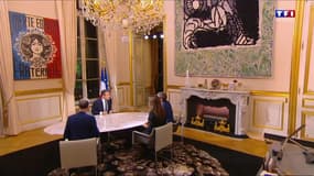 Le bureau personnel d'Emmanuel Macron.