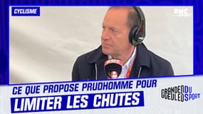Chutes dans le cyclisme : Prudhomme pointe la vitesse et fait des propositions