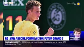 Roland-Garros: le joueur formé à Lyon Luca Van Assche, a décroché sa première victoire en Grand Chelem