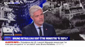 Conseil constitutionnel: "Oui, la proposition de nommer Richard Ferrand pose problème", réagit Laurent Wauquiez (LR)