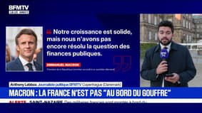 Dans une interview au quotidien allemand Frankfurter Allgemeine Zeitung, Emmanuel Macron estime que la France n'est pas "au bord du gouffre"