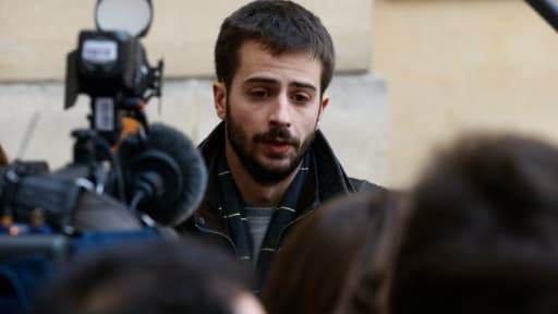 Le président de l'Unef, William Martinet, à la sortie de Matignon le 11 mars 2016 à Paris Le président de l'Unef, William Martinet, à la sortie de Matignon le 11 mars 2016 à Paris