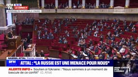 Une victoire de la Russie "menacerait directement nos agriculteurs et le pouvoir d'achat des Français" affirme le Premier ministre Gabriel Attal