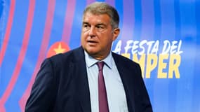 Joan Laporta, président du FC Barcelone, en août 2023