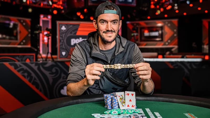 Thibault Périssat, champion du monde de poker