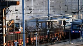 Un wagon incendié à la gare de Valenciennes, le 25 mars 2022