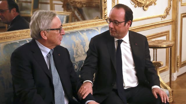 Jean-Claude Juncker et François Hollande.
